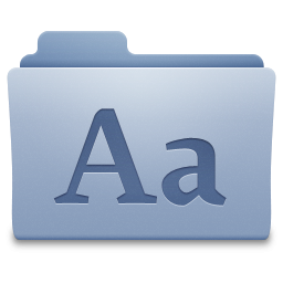 Fonts 7 Icon 256x256 png